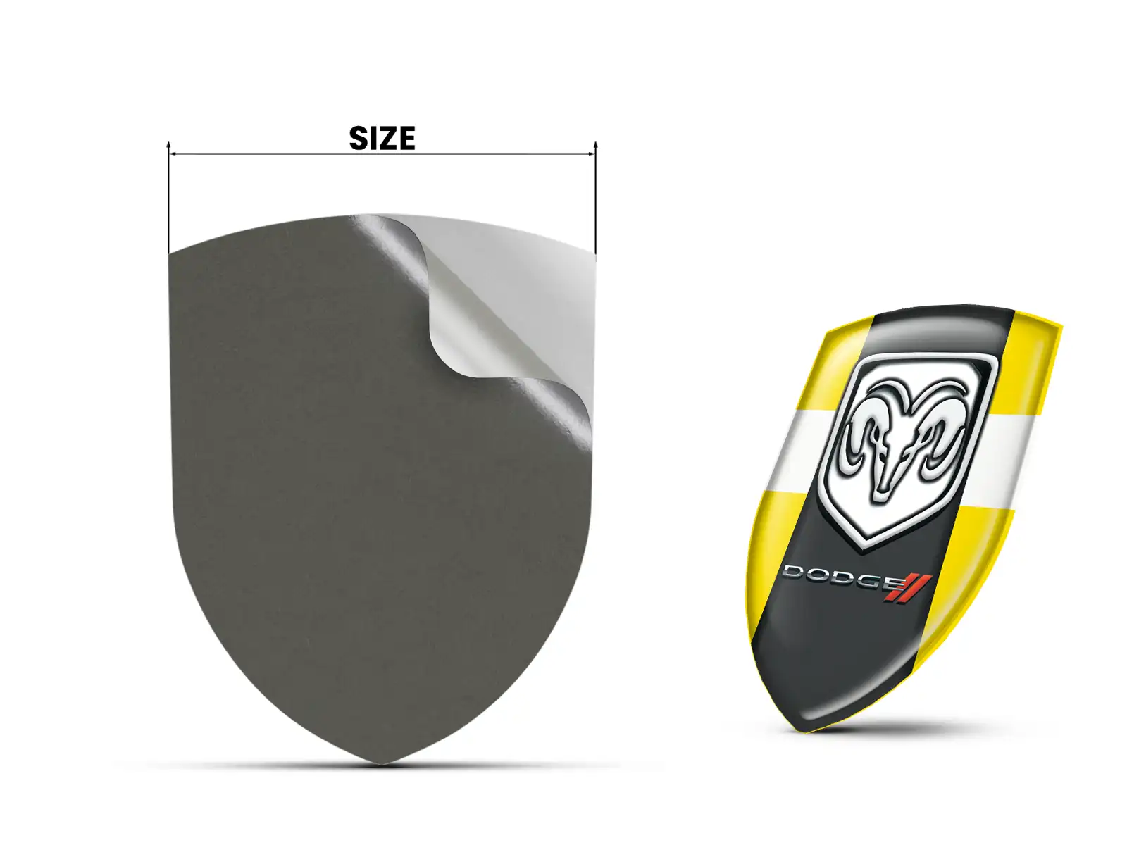 Dodge Selfadhesive Car Stickers Custom Design Superior Labels
